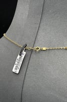 عقد وردة ذهب تصميم الماس عيار 21 وزن 12.9 جرام