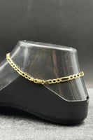 خلخال جنزير ذهب صافي عيار 18 وزن 3.8 جرام