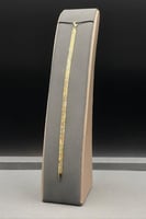 اسوارة ذهب ناعمة عيار 18 بتصميم انيق بوزن 6.8 جرام