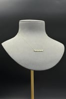 عقد ذهب شكل خلية تصميم الماس عيار 18 وزن من 1 الى...