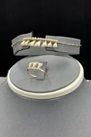 شبكة ذهب عيار 18 شموخ السلاسل وزن 15.5 جرام