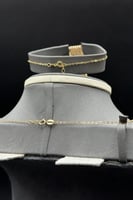 شبكة ذهب عيار 21 توقيع الأصالة وزن 12.8 جرام