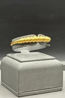 اسوارة امواج لماع و مطفي ذهب صافي عيار 21 وزن 10.8...