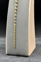 اسوارة كور ذهب عيار 18 بتصميم ايطالي راقي وزن 2.4...