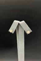 حلق خلية ذهب تصميم الماس عيار 18 وزن 0.5 جرام