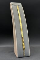 اسوارة حرير ذهب صافي ايطالي عيار 21 وزن 7.1 جرام