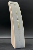 اسوارة CD مجدول ذهب صافي عيار 18 وزن 1 جرام