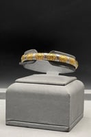 اسوارة ذهب صافي ملون عيار 21 وزن 18.5 جرام