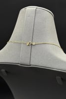 عقد قلب ذهب صافي ايطالي عيار 18 وزن 1.2 جرام