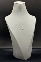 عقد دمعتين ذهب تصميم الماس عيار 18 وزن من 0.7 الى...