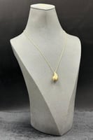 عقد بوتيقا ذهب صافي عيار 18 وزن 3.2 جرام