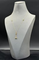 عقد كور نازل ناعم ذهب صافي عيار 21 وزن 1 جرام