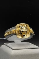 اسوارة تايجر ذهب تصميم الماس عيار 18 وزن 21.7 جرام