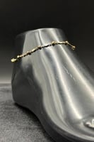 خلخال ذهب صافي ايطالي عيار 18 وزن 3.1 جرام