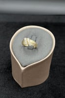 خاتم ذهب تصميم الماس عيار 18 وزن 2.2 جرام