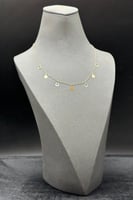 تشوكر ذهب عيار 18 بتصميم قطرة وزن 1.2 جرام