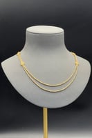 عقد وردة ذهب تصميم الماس عيار 21 وزن 12.9 جرام