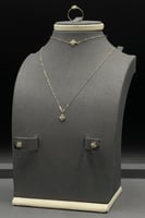 طقم اطفال وردة ذهب تصميم الماس