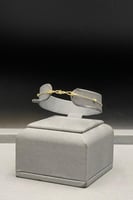 اسوارة جنزير ذهب صافي ( قابل للتكبير والتصغير ) عي...