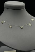 تشوكر وردات ذهب تصميم الماس