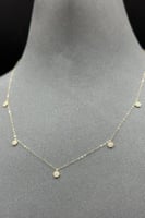 شوكر خلية ذهب تصميم الماس عيار 18 وزن 0.6 جرام