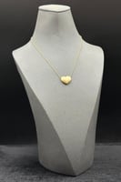 عقد قلب ذهب صافي عيار 18 وزن 3.4 جرام