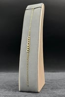 اسوارة جنزير ذهب صافي عيار 18 وزن من 1.2 الى 1.3 ج...