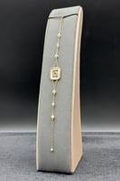 اسوارة اشناف ذهب مع لؤلؤ عيار 18 وزن 2.3 جرام