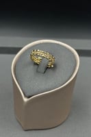 اسوارة مع خاتم ذهب صافي عيار 18 وزن من 6.64 الى 6....