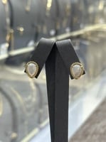 حلق دمعة تصميم الماس