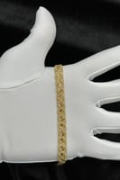 اسوارة ذهب صافي ايطالي عيار 18 وزن 8.4 جرام