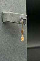 طقم وردة ذهب صافي عيار 21 وزن 1.5 جرام