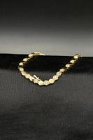 اسوارة خلية ذهب تصميم الماس عيار 18 وزن من 8.2 الى...