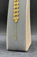 اسوارة وردات ذهب صافي عيار 21 وزن 7.25 جرام