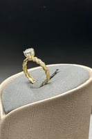 دبلة الخليه ذهب تصميم الماس