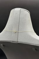 عقد زهرة ذهب تصميم الماس عيار 18 وزن 0.7 جرام