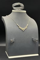 طقم ذهب تصميم الماس عيار 18 وزن 10.4 جرام