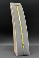 اسوارة حرير ذهب صافي ايطالي عيار 21 وزن 5.3 جرام