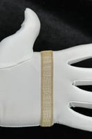 إسوارة سلم ذهب صافي عيار 18 فخامة ليرا وزن 9.6 جرا...