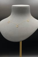 تشوكر ذهب عيار 18 بتصيمم دائرة وزن 1 جرام