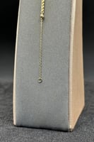 اسوارة مجدول مع دائرة ذهب تصميم الماس عيار 18 وزن...