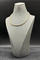 سلسلة ذهب بتصميم كور إيطالي عيار 18 بوزن 8.4 جرام