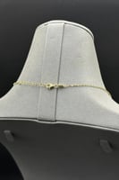 عقد وردة الطائف ذهب ايطالي عيار 18 وزن 3.7 جرام