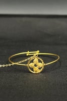 كف اطفال زهرة ذهب صافي عيار 21 وزن 2.1 جرام