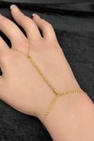 كف مجدول ذهب صافي عيار 21 وزن 1.3 جرام