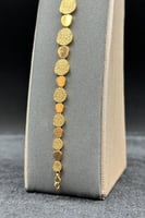 اسوارة ذهب عيار 21 صافي وزن 9.7 جرام