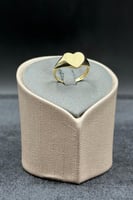 خاتم قلب ذهب صافي عيار 18 وزن من 1.8 الى 1.9 جرام