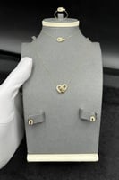 طقم ذهب ناعم عيار 18 سرّ الارتباط وزن 3.25 جرام