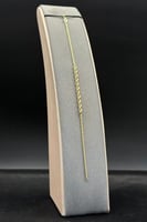 اسوارة مجدول ذهب صافي عيار 18 وزن من 1.1 الى 1.2 ج...