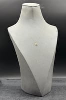 عقد دائري ذهب تصميم الماس عيار 18 وزن 0.3 جرام